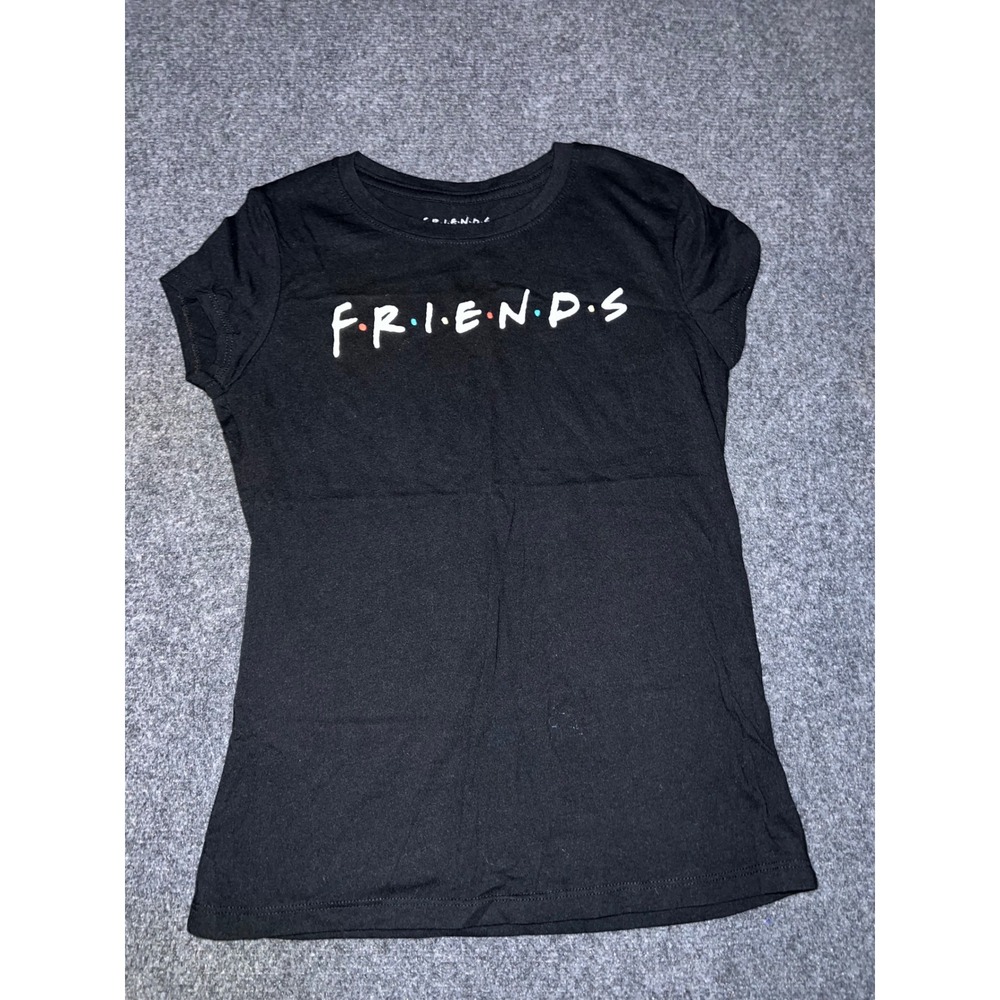 Friends The Television Series Kids XL 14-16 Black Graphic T-Shirt ST20967